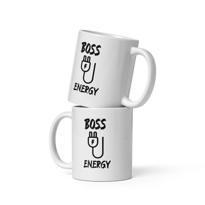 White Boss Energy Mug